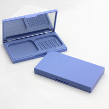 7g*2 Empty Compact Powder Case Empty Plastic Container Puff With Mirror for Cosmetic Packaging